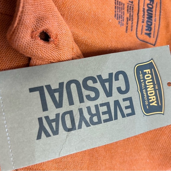 Foundry Casual Orange Men’s Polo

Size 4XLT - Picture 5 of 6
